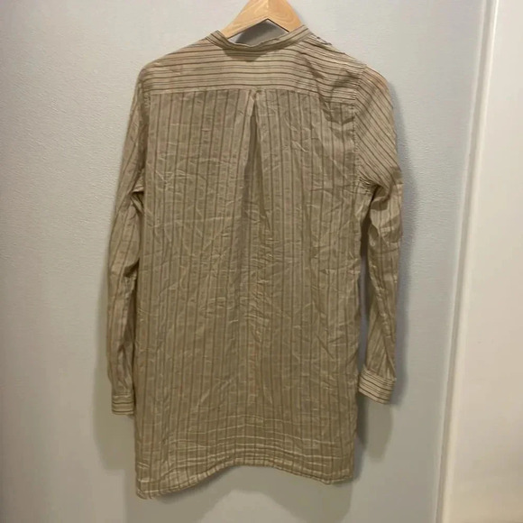 Mauro Grifoni woman’s tan with grey striped tunic - Picture 7 of 10